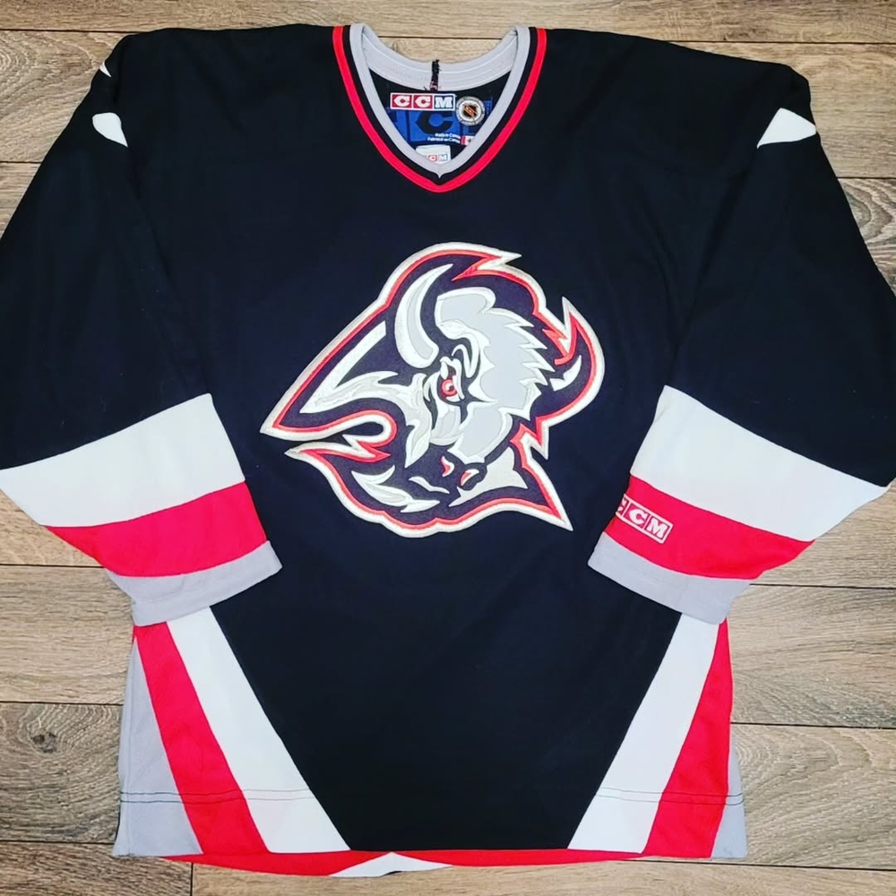 Black and Red Hockey Jersey
